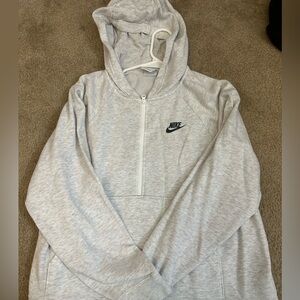 Nike half zipped jacket